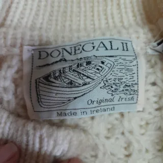 Maglione 100% Lana Irlandese Fatto a Mano