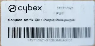 Silla Cybex Solution X2-fix Grupo II/III