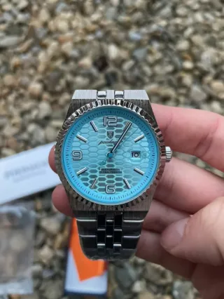 Reloj Poedagar Azul Acero Inoxidable.