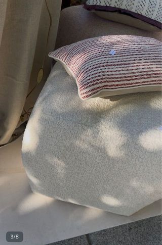 Puff Boucle James Malone beige o rosado