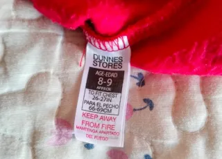 Vestido invierno niña estrellas