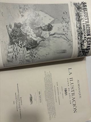 Almanaque la ilustracion española y americana 1901