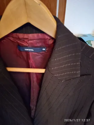 Chaqueta americana mujer marrón