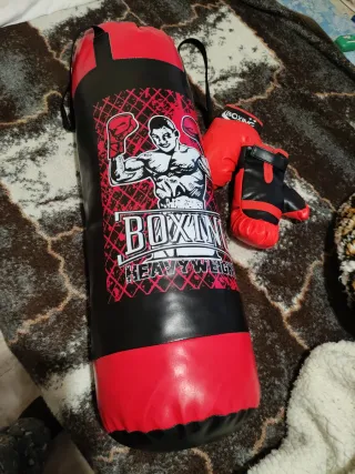 Saco y Guantes de Boxeo