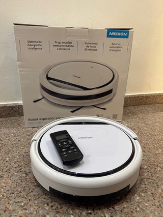 Robot Aspirador Medion con Mando y Cargador