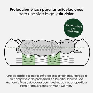 Cama Perro Ortopédica Lujo XL W. Walker