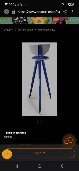 Teodolito Henbea Estudiante Azul