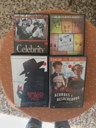 LOTE 4 VHS WOODY ALLEN VIDEOCLUB
