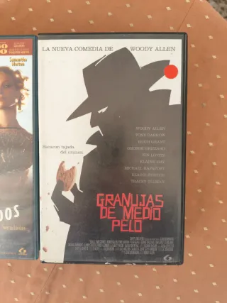 LOTE 4 VHS WOODY ALLEN VIDEOCLUB