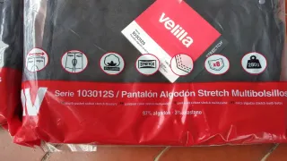 2 Pantalones Velilla Trabajo Talla M Negros