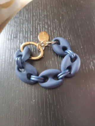 Bracciale donna blu e oro