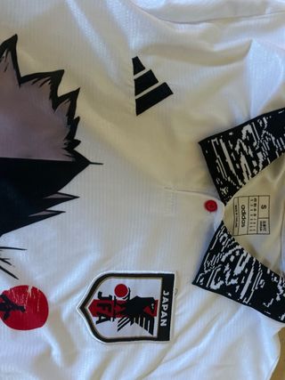 Camiseta Fútbol Adidas Japón Manga Talla S