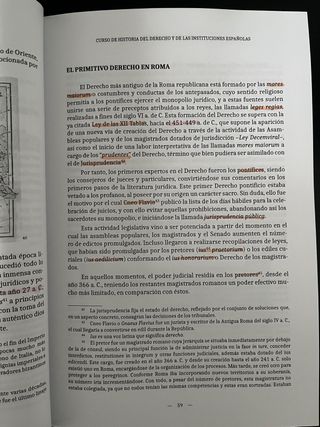 Curso de historia del derecho y de las instituc...