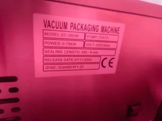 Envasadora al vacío profesional Dz 350