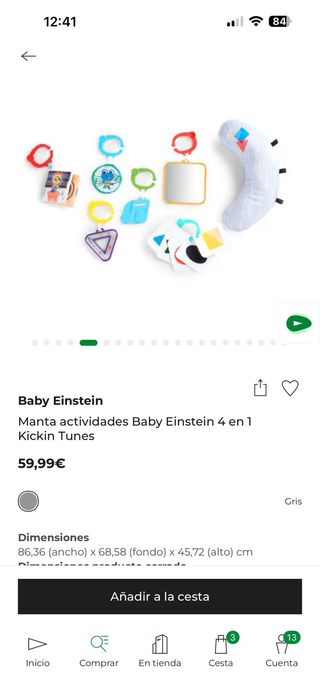 Gimnasio actividades Baby Einstein 4 en 1