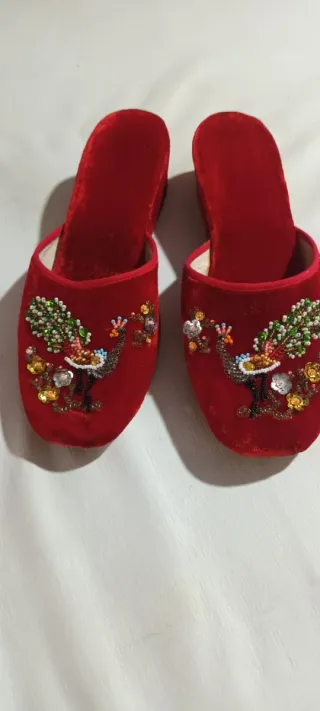 Zapatillas chinas bordadas