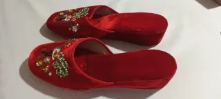 Zapatillas chinas bordadas