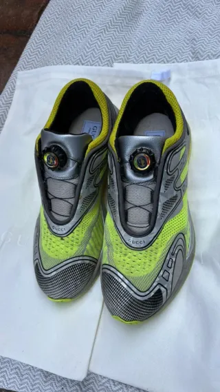 Sneakers Gucci Verde e Argento