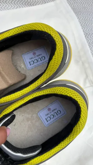 Sneakers Gucci Verde e Argento