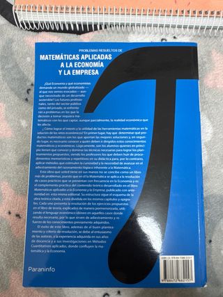 Problemas resueltos de matemáticas aplicadas a ...