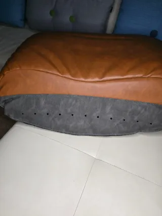 Sillón de cuero marrón