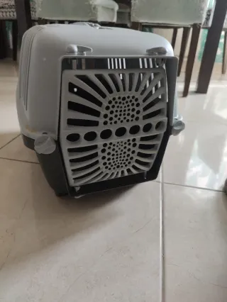 Transportín gato/perro gris