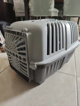 Transportín gato/perro gris