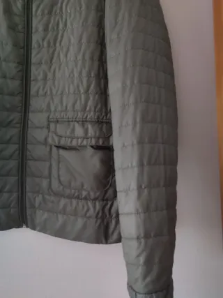 Anorak fino mujer verde