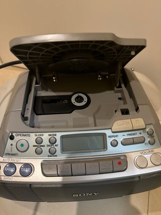 Radio CD MP3 Cassette Sony Vintage CFD-S93CPL