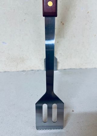 Pinza per BBQ in acciaio e legno