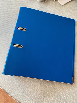 Lote 10 Archivadores AZ A4 Azules