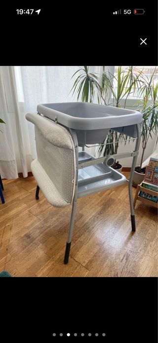 Bañera y cambiador Chicco Cuddle & Bubble