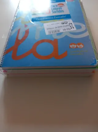 Lote 5 Cuadernos Lamela A4 2.5mm