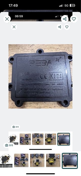 Pack 4 Caixas Conexão Impermeável Luminárias