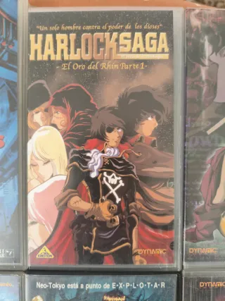 LOTE 6 VHS MANGA ANIME OVA
