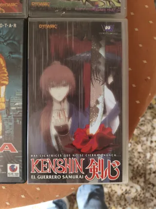 LOTE 6 VHS MANGA ANIME OVA