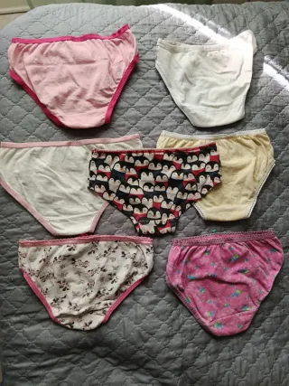 Set 7 mutandine bambina Peppa Pig 3/4 anni