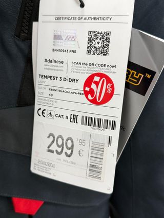 Chaqueta Dainese Tempest 3 D-Dry Lady