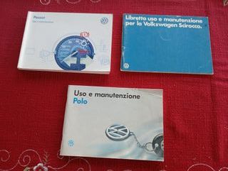 lotto 3 x Uso Manutenzione VW Scirocco Polo Passat