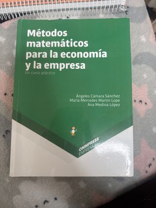 Métodos matemáticos para la economía y la empre...