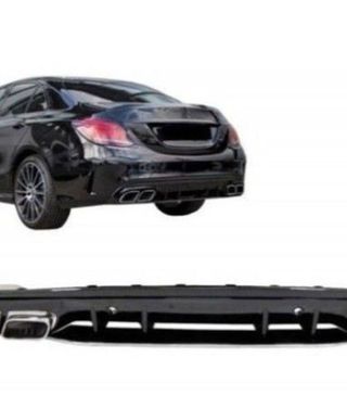 Difusor de paragolpes trasero para Mercedes Clase