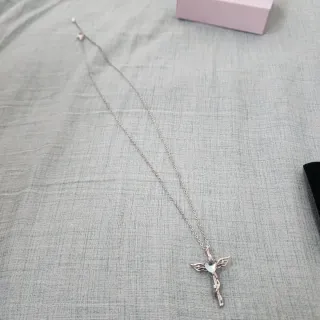 Colgante Plata Corazón Alas