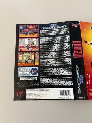 dragon the bruce lee story sega mega drive eur