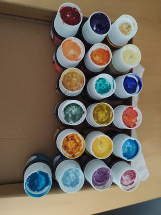 19 Botes Pintura Pebeo Vitrail