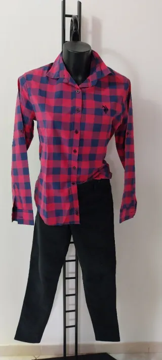 Set donna L verde multicolore