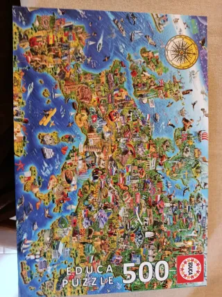 Puzzle Educa 500 piezas Europa