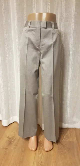 Traje Caroll gris perla