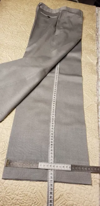 Traje Caroll gris perla