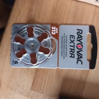 300 Pilas Rayovac Marrones 312 Audífonos