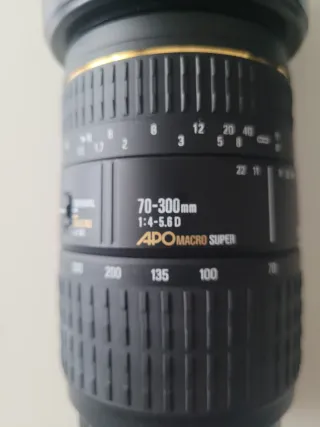 Objetivo Sigma 70-300mm f/4-5.6 APO Macro